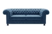 Sofa welurowa granatowa CHESTER - 1