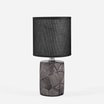 Lampa stołowa czarna abażur 27 cm - 1