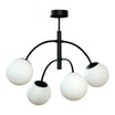 Lampa sufitowa kule czarna VOLTA 4 - 1