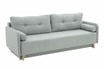 Sofa rozkładana 3-osobowa jasnoszara TAMPA - 2