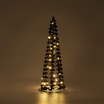 Dekoracja choinka, LED, czarna, 40 cm - 2