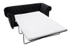 Sofa glamour rozkładana czarna CHESTER - 6