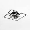Lampa sufitowa LED 56,2 cm czarno-złota STELLAR z pilotem - 1