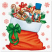Serwetki bożonarodzeniowe BAG WITH GIFTS 20 szt. - 1