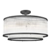 Lampa sufitowa czarna SERGIO 50 cm - 1