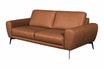 Sofa skórzana brązowa 3 os SPRING - 3