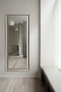 Lustro 50x150 cm w srebrnej ramie AREZZO 67x167 cm - 1