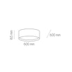 Lampa sufitowa JUTA 4 6584 - 6