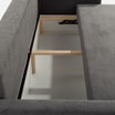 Sofa rozkładana szara MARTI - 5