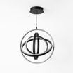 Lampa wisząca LED czarna TESS - 1