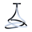 Lampa sufitowa LED czarna VISO 60 cm - 1