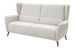Sofa uszak na wysokich nogach kremowa BEO - 2