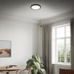 Plafon LED z pilotem czarny RUNA 38 cm - 3