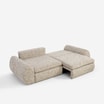 Sofa 4-osobowa rozkładana CUBE BIG beżowa - 6