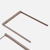 Rama do cargo wysuwanego, 30/40 cm, champagne gold - 4