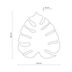 Kinkiet czarny liść MONSTERA - 3
