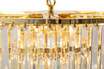 Lampa wisząca glamour złota AMEDEO 48 cm - 3