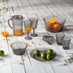 Kieliszek do wina plastikowy szary 400 ml - 3
