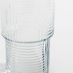 Szklanka ryflowana wysoka 400 ml - 6