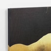 Obraz na płótnie KOBIETA złoto-czarny, 50x70 cm - 2