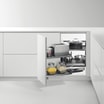 Zestaw 4 koszy do cargo narożnego, highclass grey - 4