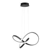 Lampa wisząca matowa czarna LED INDIGO - 1