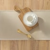Bieżnik welurowy beżowy VELVIO 40x130 cm - 2
