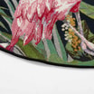 Dywan z flamingiem JUNGLE, okrągły, 135 cm - 2