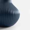 Wazon matowy niebieski 20 cm - 3