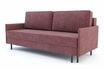 Sofa rozkładana różowa NELLY - 2