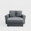 Fotel loveseat szary NOEMI - 5