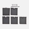 Zestaw koszy do cargo wysokiego, 60 cm, highclass grey - 1
