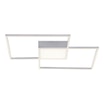 Lampa sufitowa LED z pilotem srebrna ASMIN - 3