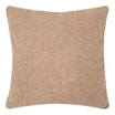 Poduszka dekoracyjna karmelowa BOUCLE 45x45 cm - 1