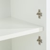 Biblioteczka DISEGNO WHITE OFFICE wysoka biały połysk - 3
