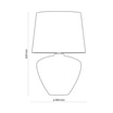 Lampka nocna czarna FIORD - 3