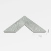 MOON lustro 50x150 cm w szarej ramie - 5