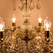 Żyrandol świecznikowy retro złoty CHATEAU 70 cm - 4