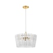 Lampa wisząca glamour złota BACH 41 cm - 1