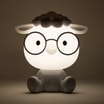 Lampka nocna LED szara OWCA - 5