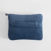 Koc podróżny 2w1, niebieski, TRAVEL BLANKET, 130x160 cm - 3