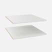 Komplet 2 półek białych do szafy ADBOX 50 cm - 1