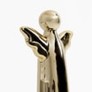 Figurka dekoracyjna złota ANIOŁEK 22,8 cm - 2