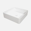 Umywalka ceramiczna nablatowa biała SQUERE 40,5 cm - 1