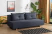 Sofa rozkładana 3-osobowa szara OTTA BIS - 2