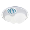 Plafon LED  FOCUS biało-niebieski - 1