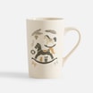 Kubek świąteczny, porcelanowy, konik na biegunach, 385 ml - 1
