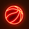 Lampa dekoracyjna LED PIŁKA KOSZYKOWA - 2