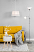 Lampa podłogowa E14 E27 podstawa szara - 2