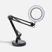 Lampa biurkowa kreślarska powiększająca MAGNIFY LED czarna - 1